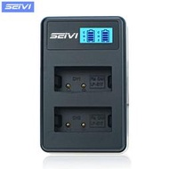 【高雄四海】SEIVI Canon LP-E17 電量顯示雙座充．保固一年． RP 77D副廠充電器．另有雙快充