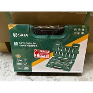 Sata 09004 3/8″ Drive 6 Point Metric Socket Set