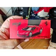 BBR Car Model Ferrari 296gtb Beijing Exhibition Large Goods 1: 64 Alloy Car Model, bbr64 Scale Metal