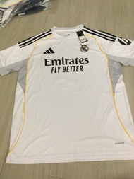 Real Madrid adidas football soccer jersey Bellingham size M XL 西甲皇馬皇家馬德里主場足球球衣波衫比寧咸