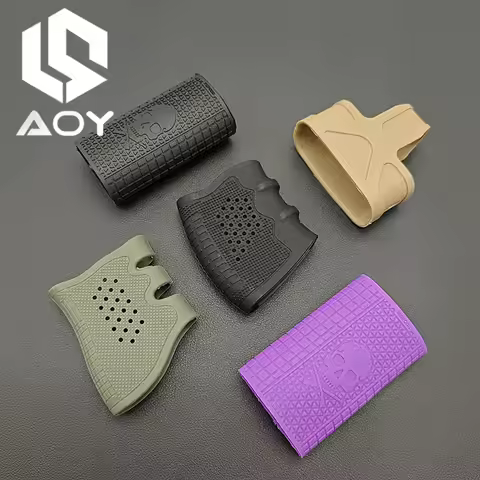 Rubber Cover Hand Grip Glove Anti Slip Sleeve for Pistol Handle Airsoft Hunting Gun G17 G18 G19,AK,M