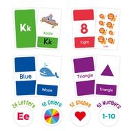 Letter Card 2-4 Years Old Children Early Education Flash Card Learning Color Number Shape Animal ABC