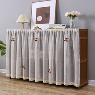 Velcro Perforation-Free Curtain Ugly Curtain Hanging Curtain Cabinet Curtain Wardrobe Curtain Bookca