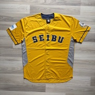 Second-Hand Japanese Baseball Shirt Lions Screen-Printed
