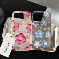 Art Oil Painting Flowers Printed Phone Case For iPhone 16 15 14 13 12 11 Pro Max Plus XR XS Max 7 8 