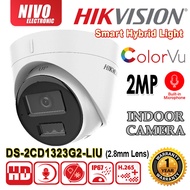 HIKVISION 2MP DS-2CD1323G2-LIU (2.8mm) Smart Hybrid Light Fixed Turret Network Camera