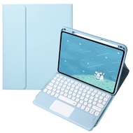 SG Ready Stock Tablet Case Bluetooth Keyboard Case for Xiaomi Pad 7/7 Pro 2024 Round Keys Touchpad S
