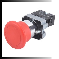 22mm NC Red Mushroom Emergency Stop Push Button Switch 600V 10A ZB2-BE102C XB2-BS542X1 u1bhhrhds