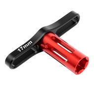 Metal 17MM Wheel Nuts Sleeve Hex Wrench Tool for 1:8 Off-Road RC Car Monster Truck Traxxas X-Maxx SU