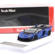 SCALEMINI 1/64 LP700-4 LB-SILHOUETTE WORKS AVENTADOR GT EVO BABY BLUE