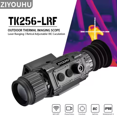 TK256-LRF Single Eye Thermal Imaging With Built-in Laser Rangefinder BC Calculation 256x192 WIFI Lin