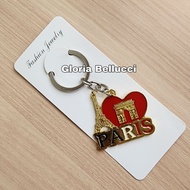 GANTUNGAN Keychain paris souvenir keychain eiffel tower key chain france france