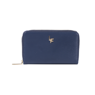 Louis Fontaine กระเป๋าสตางค์ซิปรอบกลาง รุ่น LIVELY - สีกรมท่า