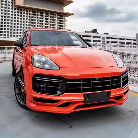 Techart Body Kit For Cayenne Coupe 2018-2023 9Y0/9YA Turbo Front Rear Bumpers Surround Grille TKT Ne