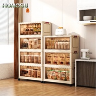 Sent From Bangkok HOMOSU Storage Cabinet 48cm/59cm Large Multipurpose Plastic Strong And Durable
