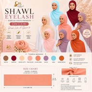 Shawl Eyelash Korean Crepe Premium 2.0MX0.7M