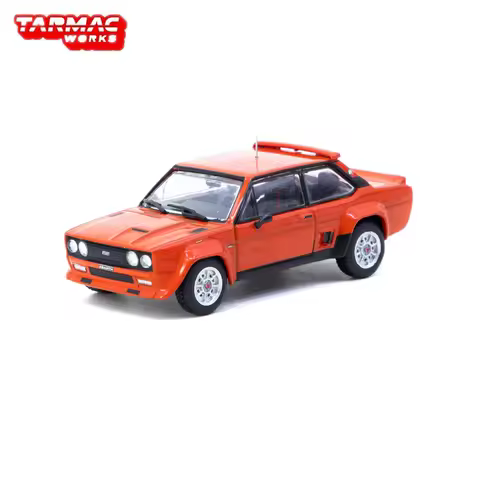 1/64 Tarmac Works Fiat 131 Abarth Rally Stradale Classic Red Diecast Model Car Collectible in Stock