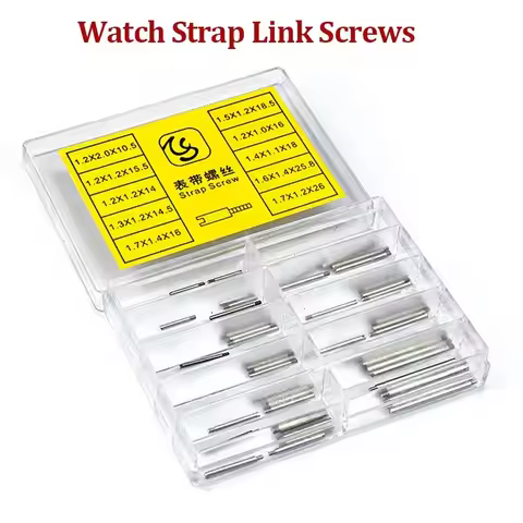 Watch Band Connector Pins for Rolex Stainless Steel Watch Strap Link Screws for Seiko Wristbelt Slot