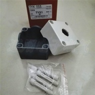 TYX1 One Hole 1 Position Waterproof Switch Button Box 75X75X85 Control Box Open Hole 22mm