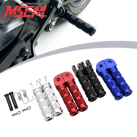Motorcycle Pedal Foot Pegs FootRest Footpegs For Honda CB125R CB50R CBR250RR CB300R 2004-2019 Yamaha
