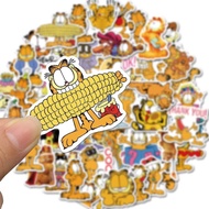 50pcs Anime cartoon Garfield for DIY Luggage Laptop Skateboard Motorcycle Bicycle stickers