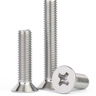 [XJK] Phillips Countersunk Head Screw M3/M3.5 Flat Head Screw Extension Small Nail 304 Stainless Steel