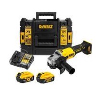 ชุดเครื่องเจียรไร้สาย (พร้อมแบตเตอรี่และแท่นชาร์จ) DEWALT DCG407P2T-B1 18 โวลต์ (1304247)