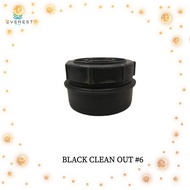 PVC Clean Out Black /Orange #6 (PER PCS)