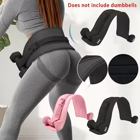Adjustable Hip Thrust Dumbbell Weight Belt Non‑Slip for Dumbbell Training Glute Training Home Fitnes