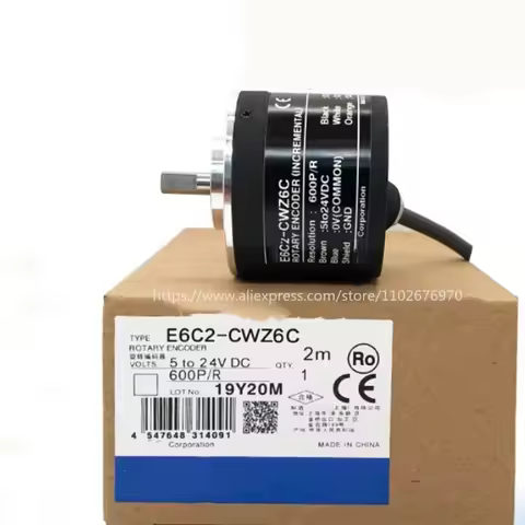 E6C2-CWZ6C-10PR 20 30 40 50 60 100 360 500 1024 1200 2500 3600 5000P/R encoder photoelectric rotary 