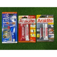 V-TECH/ARALDITE AB Glue（Gam Campur）