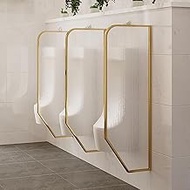 Toilet Urinal Partition, Wall Mounted Urinal Glass Baffle, Men's Urinal Privacy Partition Screen, Hotel,Public Restroom Urinal Divider, Public Restroom Partition Urinal (Size : 40X120cm)