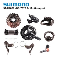 SHIMANO 105 R7020 2x11 Speed Hydraulic Groupset R7020 R7070 Road Bike Bicycle Kit Groupset Original