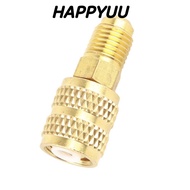 HAPPYUU R410A HVAC Adapter, SAE Coupler for 1/4 To 5/16 Conversion Mini Split Air Conditioner Access