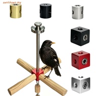ZENITHZEN Parrot Perch Nut, Anodized M6 M8 Square Nut Bracket, 6 Sided Nut Hexagonal Aluminum Alloy 