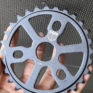 HAKO 28T BMX FRONT GEAR CRANK COG FRONT 28 T ALLOY BLACK ALUMINUM