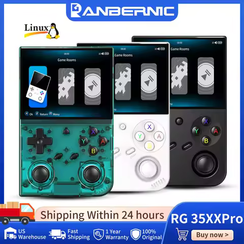 Anbernic RG35XX Pro Retro Handheld Game Console Support HD connection to TV 5G WiFi Bluetooth 4.2,St