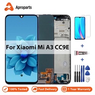 LCD For Xiaomi Mi A3 CC9E M1906F9SH M1906F9S Touch Screen Display Assembly With Frame Replacement