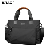 BJIAX Korean men's bag business handbag vertical casual messenger bag shoulder bag men's bag Oxford cloth