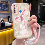 MHKETH Case For Realme 5 5i 5s 6i C3 C3i Phone Modern Bowknot Hanging Rope Design