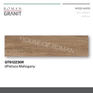 Lantai Granit Motif Kayu 15x60/dAlder Mahogani/Granit Roman