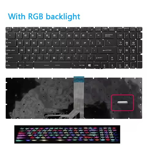 New Original Laptop Keyboard For MSI GP65 GL75 GF75 GE75 GS75 GP75 GT76 Leopaed 9SD