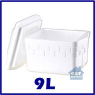 Styro Foam box Seafood 9L /Frozen food polystrene box fruit box gabus putih Ice Box white box insula