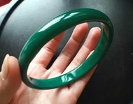 【山玉軒】印尼產~印尼藍寶~【【藍綠玉瓍圓形鐲】】70mm~超大手環