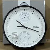 Seiko QXA525K Thermometer Hygrometer Analog Wall Clock
