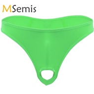 【Quality】 Mens Lingerie Underwear Thong Bikini Briefs Shorts With Hole Panties Strechy Mesh Jockstrap Under Wear
