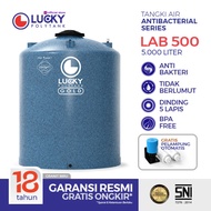 Tangki / Toren Air Antibakteri Lucky 5000 liter (LAB 500)