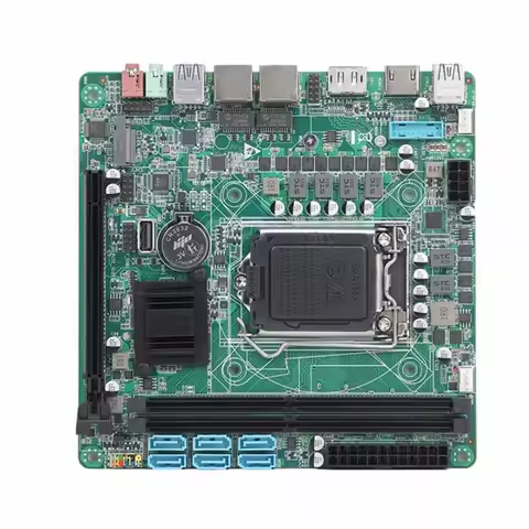 B365 MINI ITX Motherboard Support 6/7/8/9th Core i3/i5/i7/i9/Celeron/Pentinm CPU Daul M.2 NVME Slots