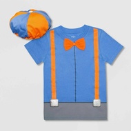 Yistanbao | European American Genuine Blippi Children 2-6 Years Old Hat Short-Sleeved Top T-shirt St