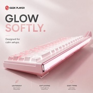 Geek Player Air 68 Wired Membrane Keyboard 68 Keys RGB Mechanical Gaming Keyboard Feel RGB Lighting 